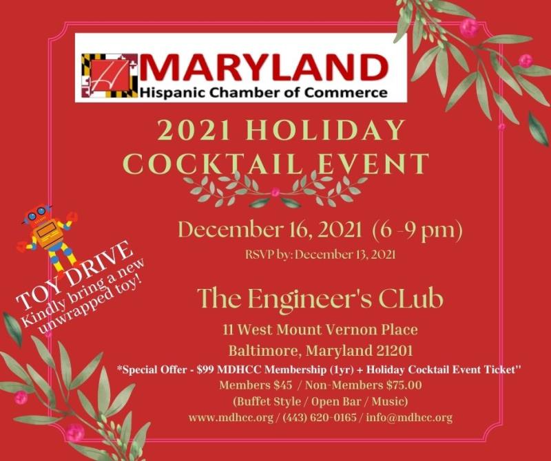 MDHCC: Holiday Cocktail Event 2021